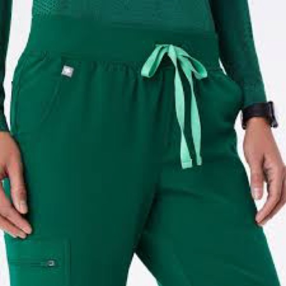 Figs Hunter Green Zamora Jogger Scrub Pants